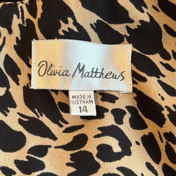 Olivia Matthew’s Animal Print Dress Size 14 - Picture 5 of 5